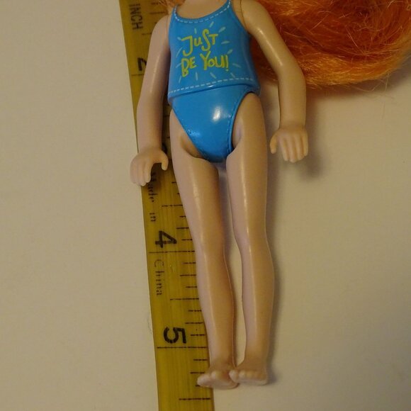 Barbie Club Chelsea Doll with Blue Just Be You Swimsuit Mattel 2016 5.5" - Picture 6 of 6